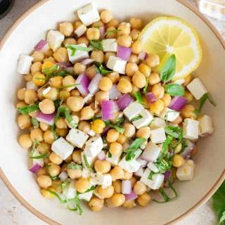 Chickpea Feta Salad
