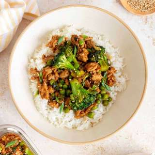 Ground Chicken and Broccoli Stir Fry