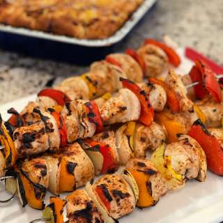 Garlic Herb Chicken Kabobs