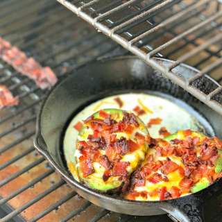 Breakfast Scramble Stuffed Avocados