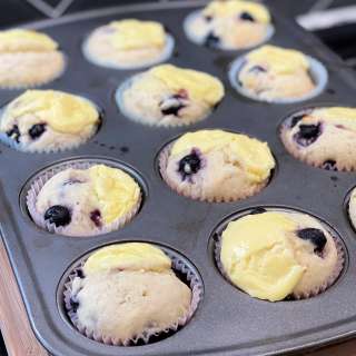 Blueberry Cream Cheese Muffins