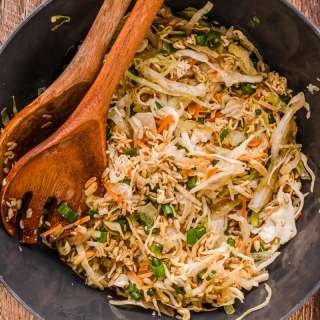 Asian Coleslaw with Ramen Noodles