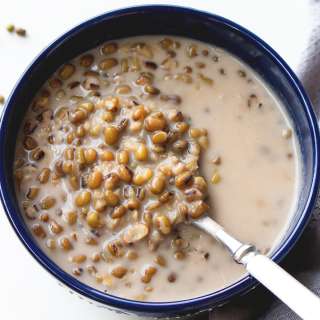 Nourishing Mung Bean Coconut Milk Dessert