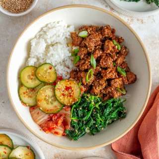 Gochujang Ground Beef Bowls
