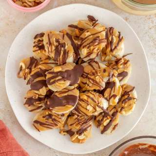 Frozen Banana Snickers Bites Recipe