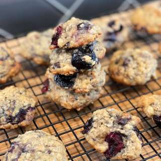 Dark Chocolate Cherry Cookies