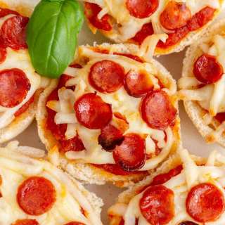 Homemade Mini Pizza Bagel Bites Recipe