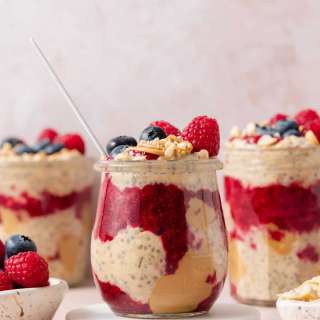Peanut Butter and Jelly Overnight Oats Recipe