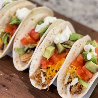 Slow Cooker Chicken Ranch Tacos