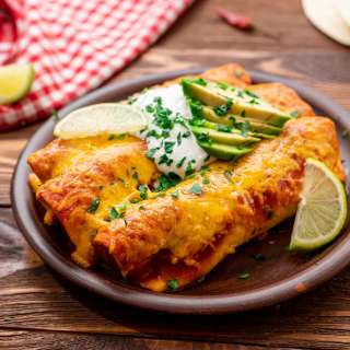 Easy Beef Enchiladas
