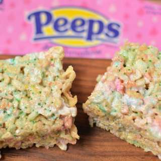 Rice Krispie Treats made with Peeps