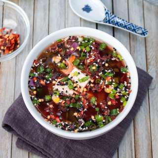 Asian Tofu Vegetable Soup Recipe