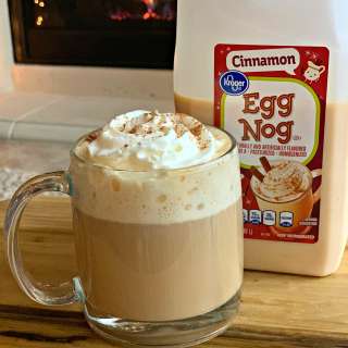 Spiced Cinnamon Eggnog Coffee