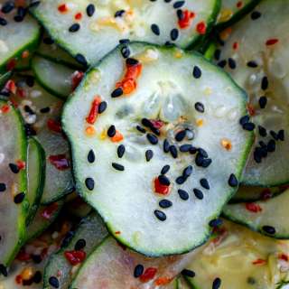 Spicy Asian Cucumber Salad Recipe