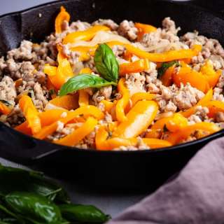Italian Chicken Sausage and Vegetable Skillet