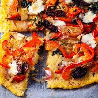 Polenta Pizza Italian Style