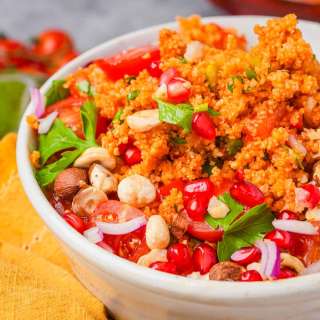 Kisir (Spicy Turkish vegan bulgur salad)