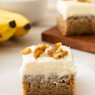 The BEST Banana Bread Bars