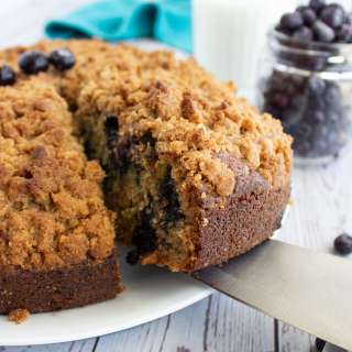 Blueberry Banana Coffee Cake