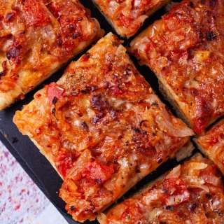 Homemade Thick Crust Sicilian Pizza
