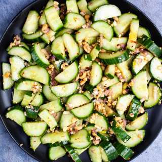 Easy Spicy Cucumber Salad With Peanuts