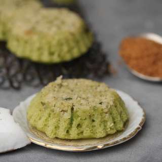 Easy Putu Ayu (Indonesian Steamed Coconut Pandan Cakes)