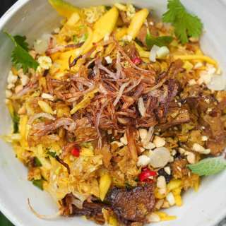 BÁNH TRÁNG TRỘN (Vegan Vietnamese Rice Paper Salad)