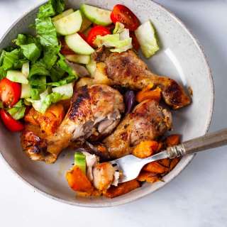 Healthy Baked Chicken Drumsticks (Easy Sheet Pan Dinner)