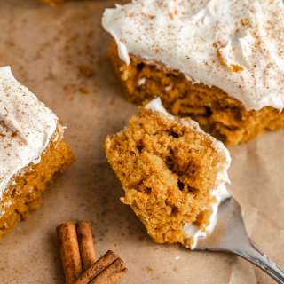 Easy Pumpkin Bars with Cream Cheese Frosting