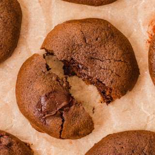 Fudgy Chocolate Brownie Cookies