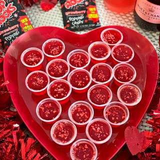 Strawberry Pop Rock Jello Shots