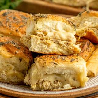 Crockpot Mississippi Chicken Sliders