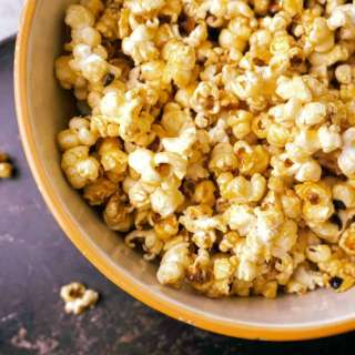 Vegan Caramel Popcorn (Can Also Be Made Refined Sugar Free!)