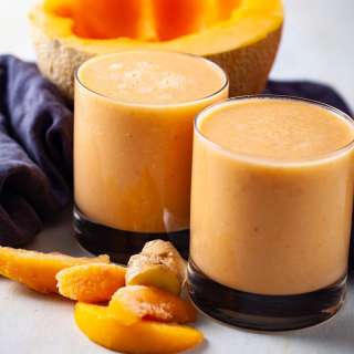 Refreshing Cantaloupe Melon And Ginger Smoothie Recipe