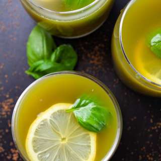 Honeydew and Basil Lemonade