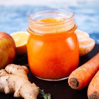 Refreshing Carrot Orange Ginger Juice