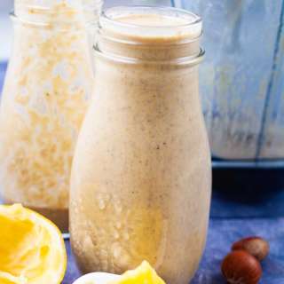 Creamy Pineapple & Green Banana Turmeric Smoothie