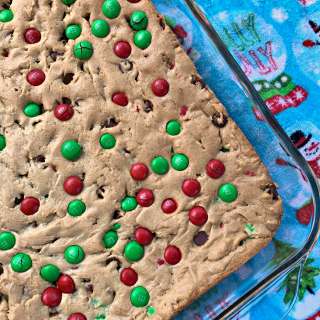 Easy M & M Cookie Bars