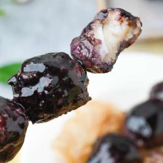 Karioka with Ube Vanilla Bean Glaze