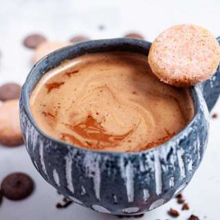Warm Spiced Bone Broth Hot Chocolate