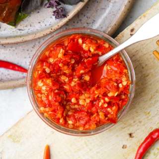 Sambal Oelek Recipe (Indonesian Chili Paste)