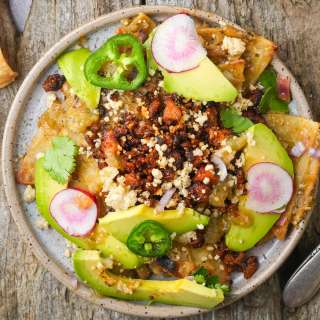 Chilaquiles Verdes Recipe (Salsa Simmered Tortilla Chips)