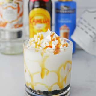 Salted Caramel White Russian Cocktail