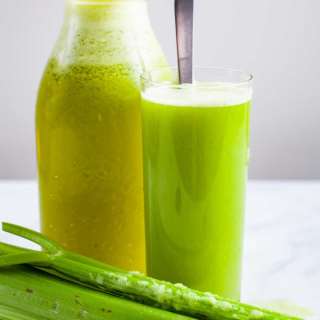 Celery And Pineapple Juice With Ginger