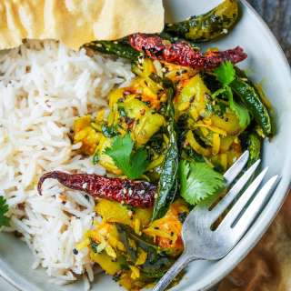 Beerakaya Sabji Recipe (Sattvic Ridge Gourd Curry)