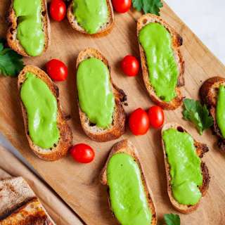 Creamy Anchovy Bruschetta Recipe With Parsley
