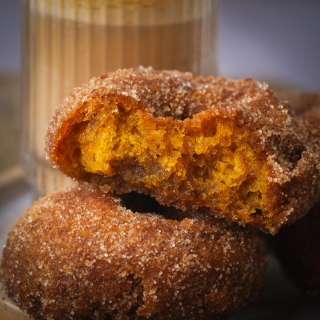 Vegan Pumpkin Donuts (Baked, Fried, or Air-Fried)