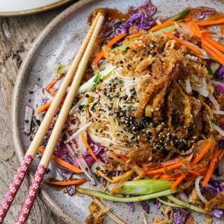 Somen Salad with Togarashi Beancurd & Yuzu Dressing