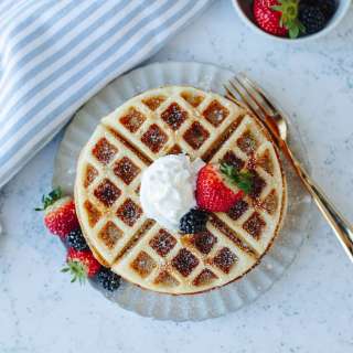 Homemade Fluffy Waffles