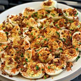 Smoked Deviled Eggs